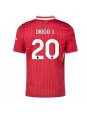 Liverpool Diogo Jota #20 Domácí Dres 2024-25 Krátký Rukáv